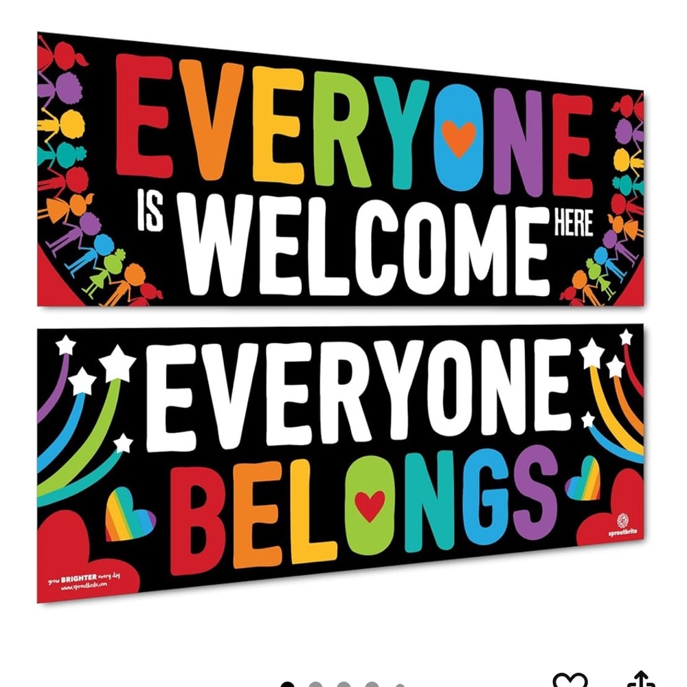 Sold Locally: Colorful Welcome and Belonging Signs